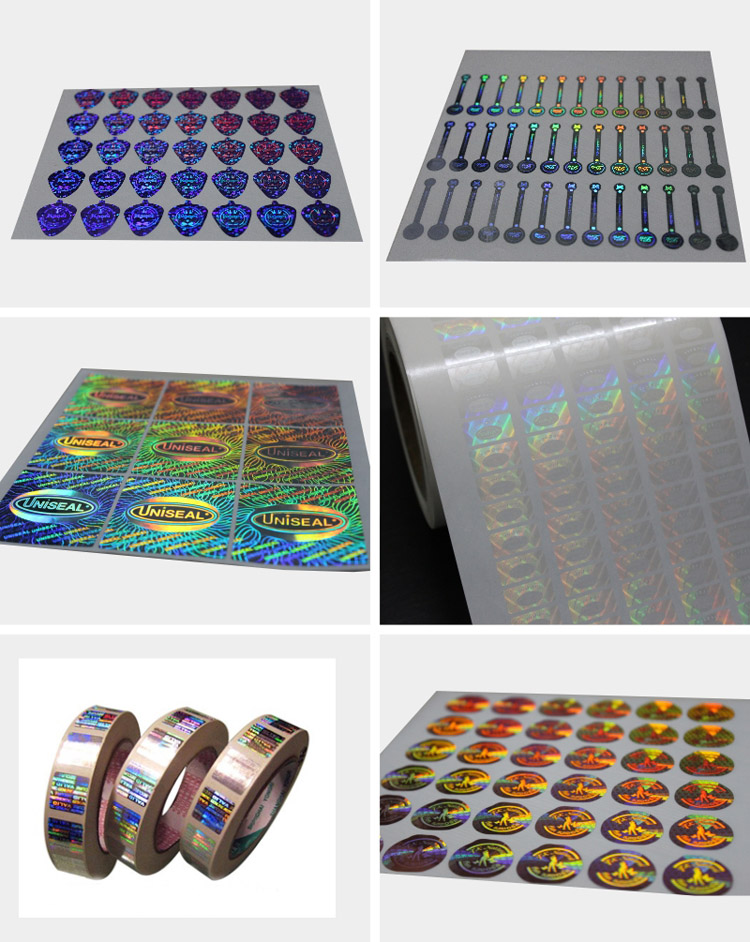 Silvery Security Anti-Fake 3D Laser Hologram Label