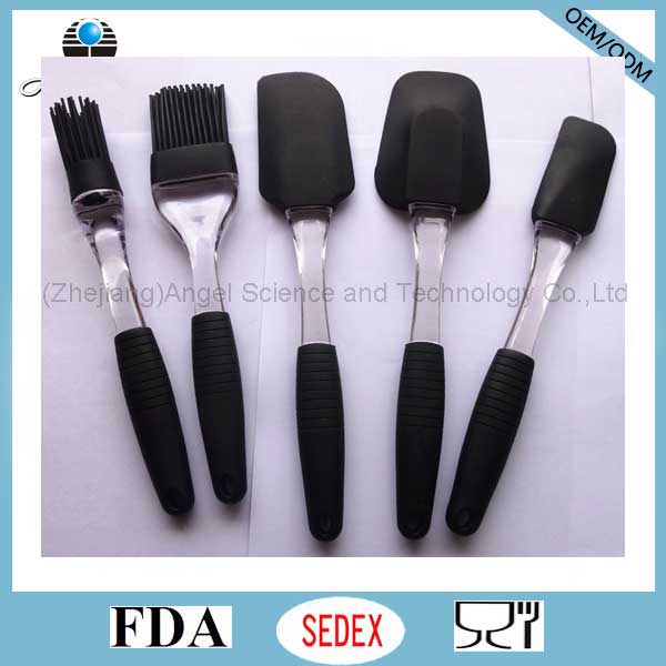 Small Size Silicone Spatula Baking Tools Silicone Spatula with FDA Ss07 (S)