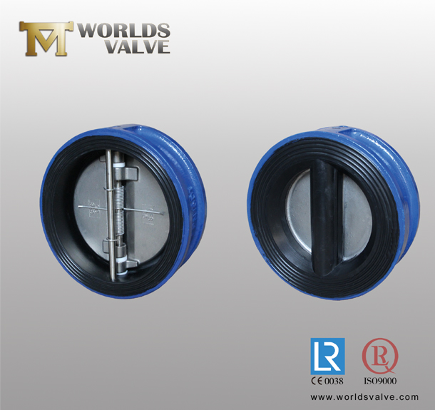 Rubber Full Lining Wafer Type Dual Check Valve (H77X-10/16)