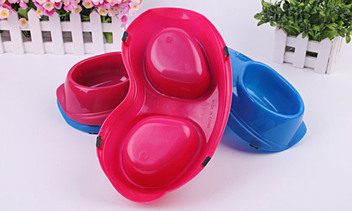 Arc Shape Double Bowl, Pet Product