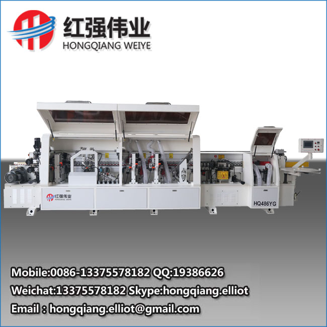 Automatic Edge Banding Machine with Corner Trimming and Pre Milling Full Function