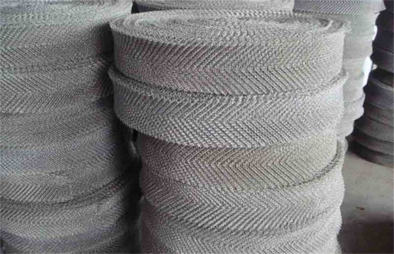 Pure Nickel Wire Knitted Mesh Gas-Liquid Filter