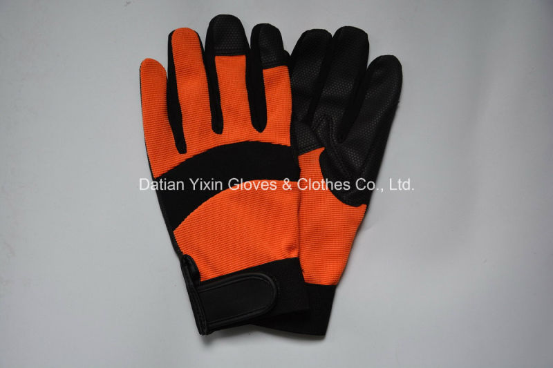 Safety Glove-Synthetic Leather Glove-Industrial Glove-Labor Glove-Mechanic Glove-Working Gloves