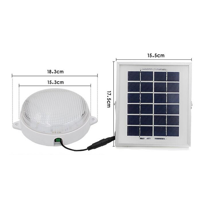 Rechargeable 9 LED Solar Powered Indoor Outdoor Wall Lamp for Outdoor Corridor Garage Garden Yard Balcony