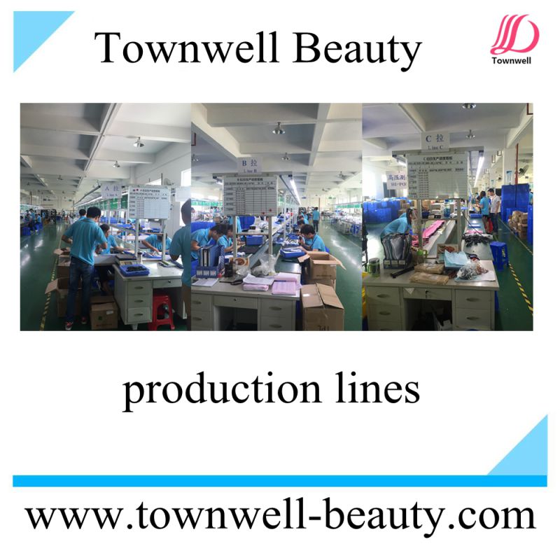 Townwell Brand Professional Hair Salon Equipments Ceramic Hair Straightener Comb