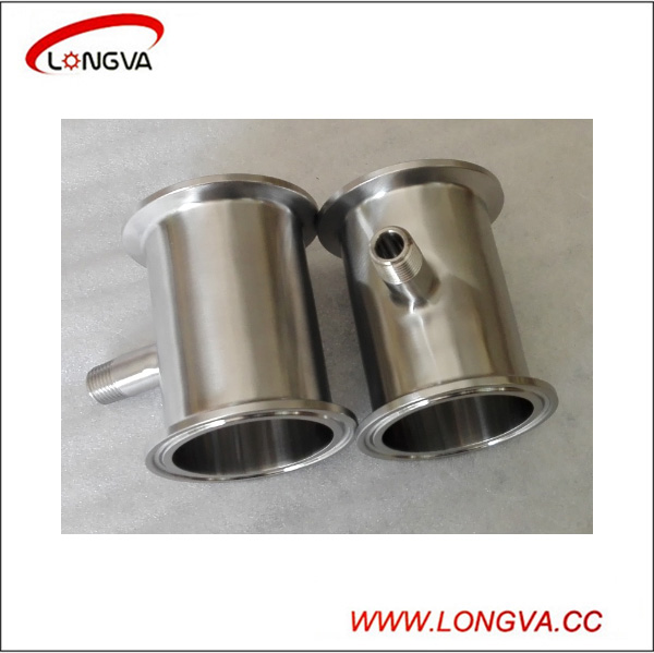 Sanitary Stainless Steel Pipe Fittings Tri Clamp Spool with Threaded Ferrule