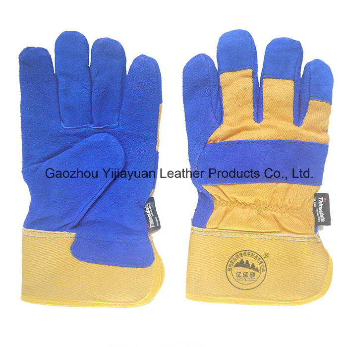 Full Palm Leather Working Gloves with Thinsulate Full Lining