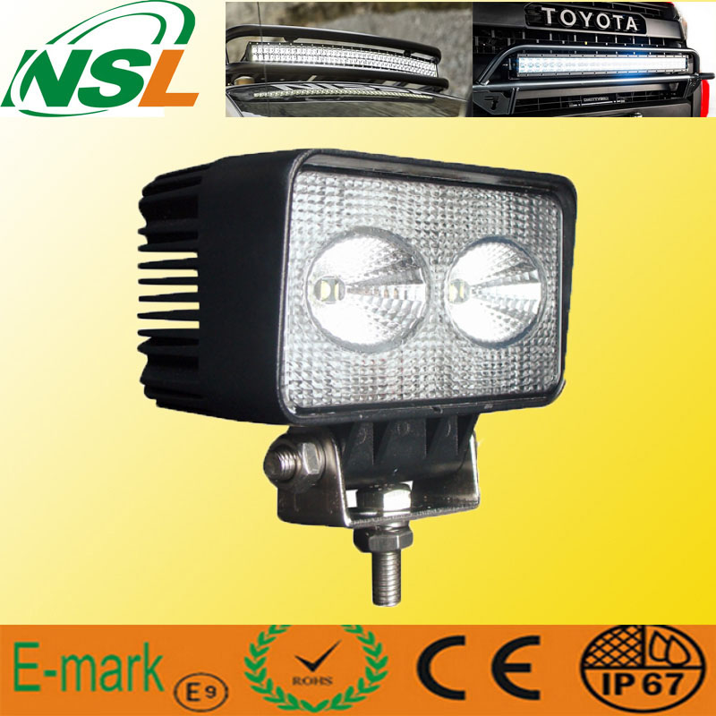 CREE Rectangle 20W LED Tractor Work Light LED Truck Lamp Waterproof