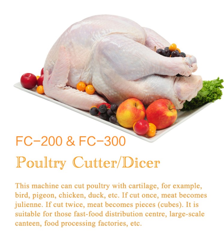 Poultry Cutter/Dicer/Chicken Cutting or Dicing Machine