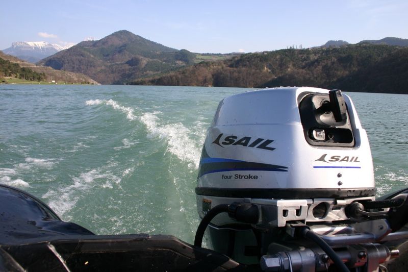 Sail 4 Stroke 15HP Outboard Motor, E-Start and Remote Control