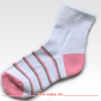 Girls' Pattern Cotton Sport Socks