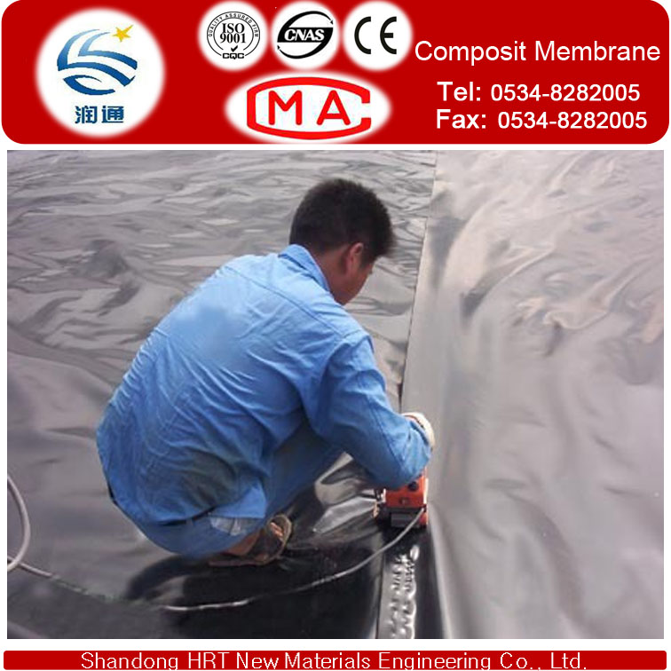 Manufacturer Waterproof Nonwoven Geotextile with 300G/M2-1100G/M2, HDPE Pond Liner, HDPE Geomembrane Geotextile