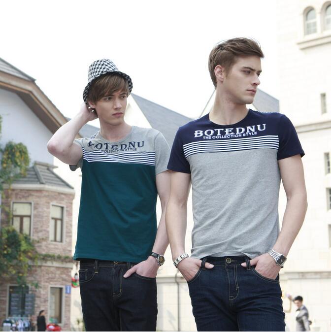 100% Cotton Printing New Model Men's T-Shirt, Free Sample