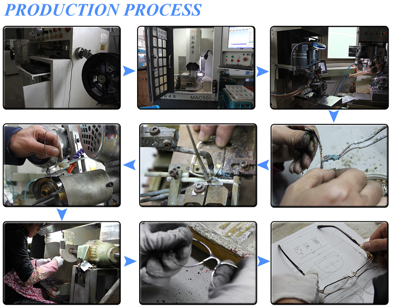 Fashion Pattern Inside High Quality Plastic Reading Glasses (RE676)