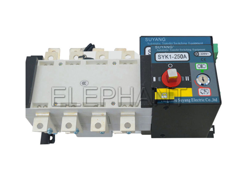 250A Dual Power ATS and Automatic Transfer Switch