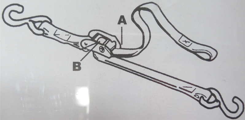 Ratchet Tie Down Strap with Cam Buckle Auto-Lock Tie Down Set