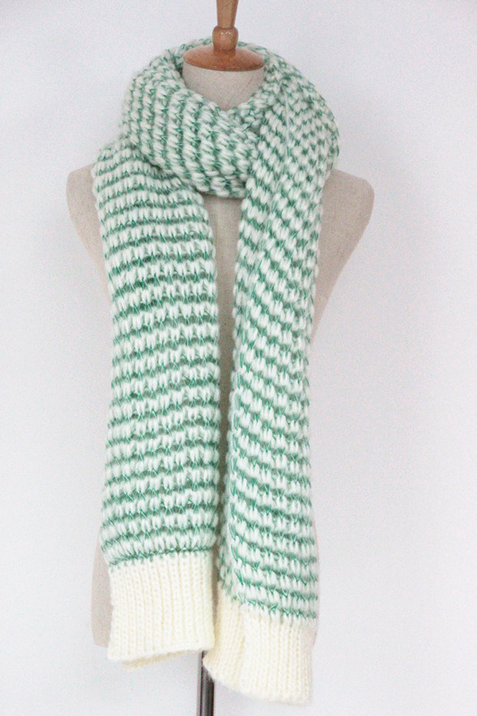 Womens Unisex Neck Warmer Fancy Thick Winter Yarn Mixed Knitted Scarf (SK153)