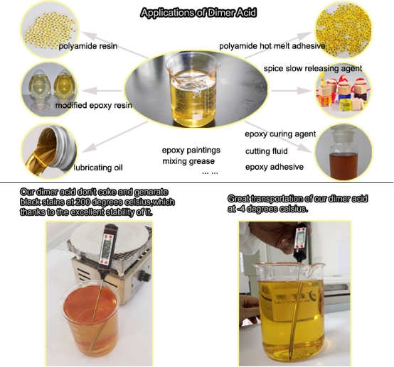 Good Colour and Lustre Dimer Acid for Metal Working Fluid