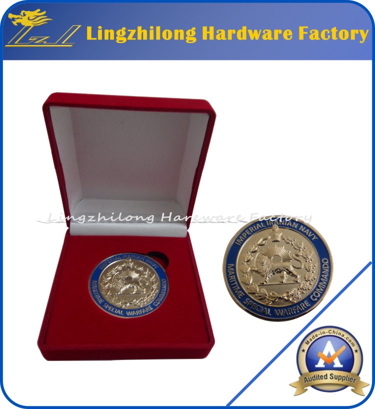 Custom Military 3D Coins with Velvet Box