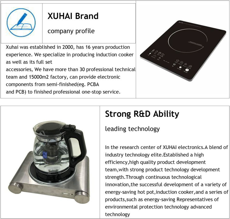 Xuhai High Quality Press Button Induction Stove