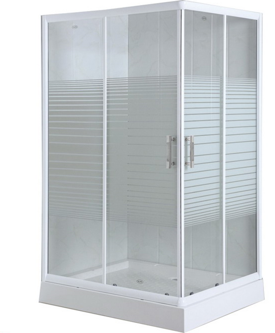 Stripe Glass 120*80cm Shower Room (ADL-8603)