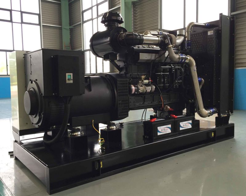 Original Shanghai Diesel Powered Generator Sets/250kVA/200kw with ISO9001/ISO14001