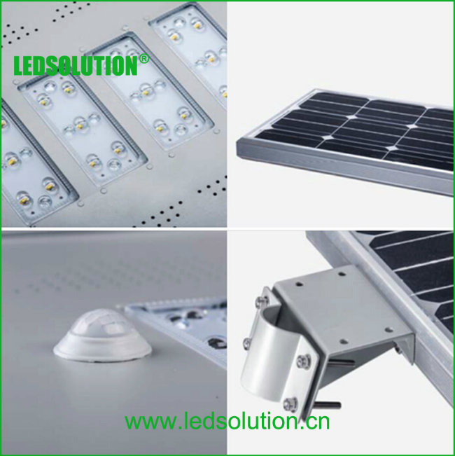 50W All in One Integrated LED Solar Street Light