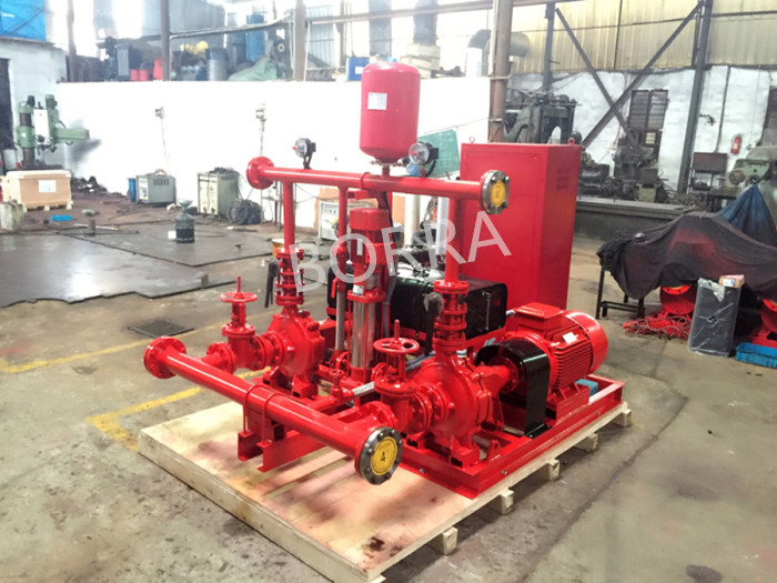 Fire Fighting Water Supply Equipment with Diesel and Electric Pump