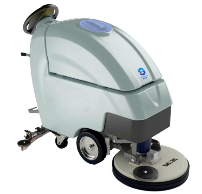 Single-Brush Floor Cleaning Machine