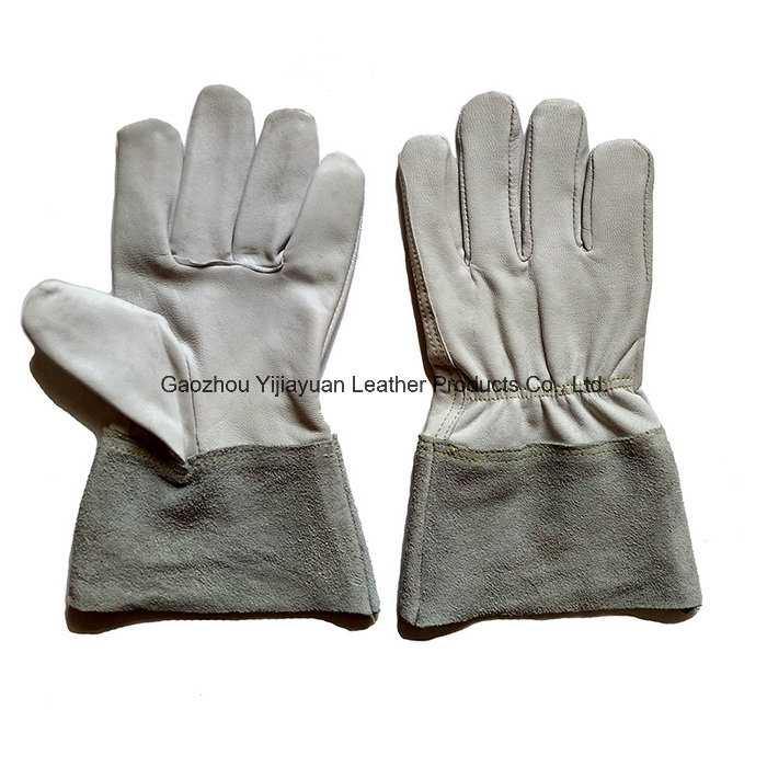 Goat Grain Leather Brazing and TIG Welding Gloves for Workers