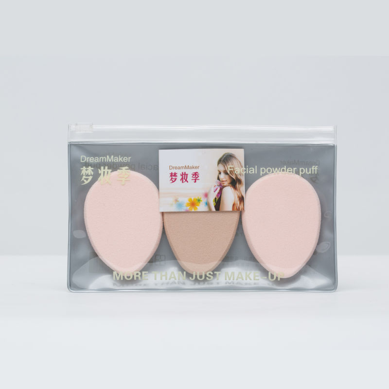 Cute Cosmetic Sponge Puff 3PCS Latex Free Makeup Sponge