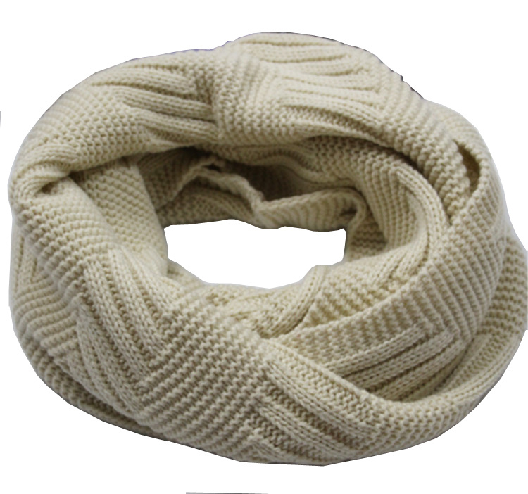 Womens Mens Unisex Neck Warmer Thick Cashmere Feel Winter Knitted Loop Scarf Snood (SK131)