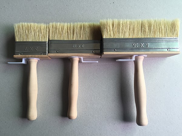 Wooden Handle Plastic Wire Paint Brush (YY-613)