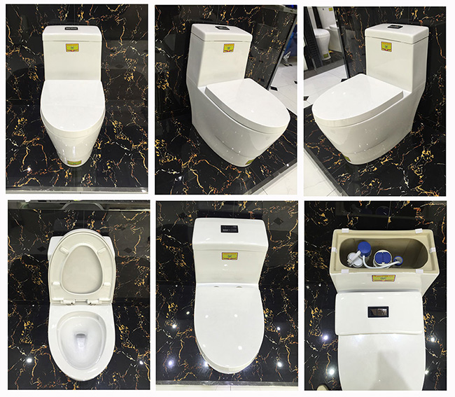 Ovs Ceramic Bathroom Best Design Sanitary Ware Siphonic One/1piece Bothroom Toilet