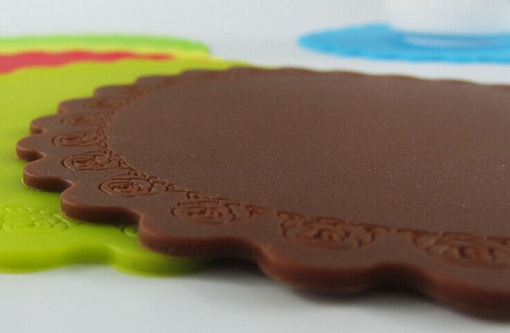 Medium Size Silicone Pad, Silicone Coaster for Cup Sm36