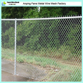 50X50mm Mesh Opening Hot DIP Galvanized Chain Link Fencing