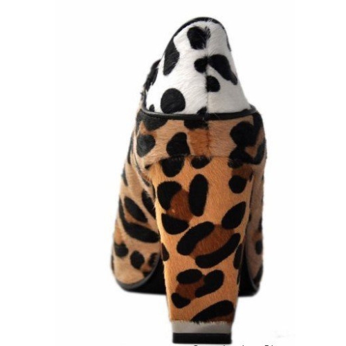 Fashion High Heel Leopard Ladies Boots (HCY02-457)