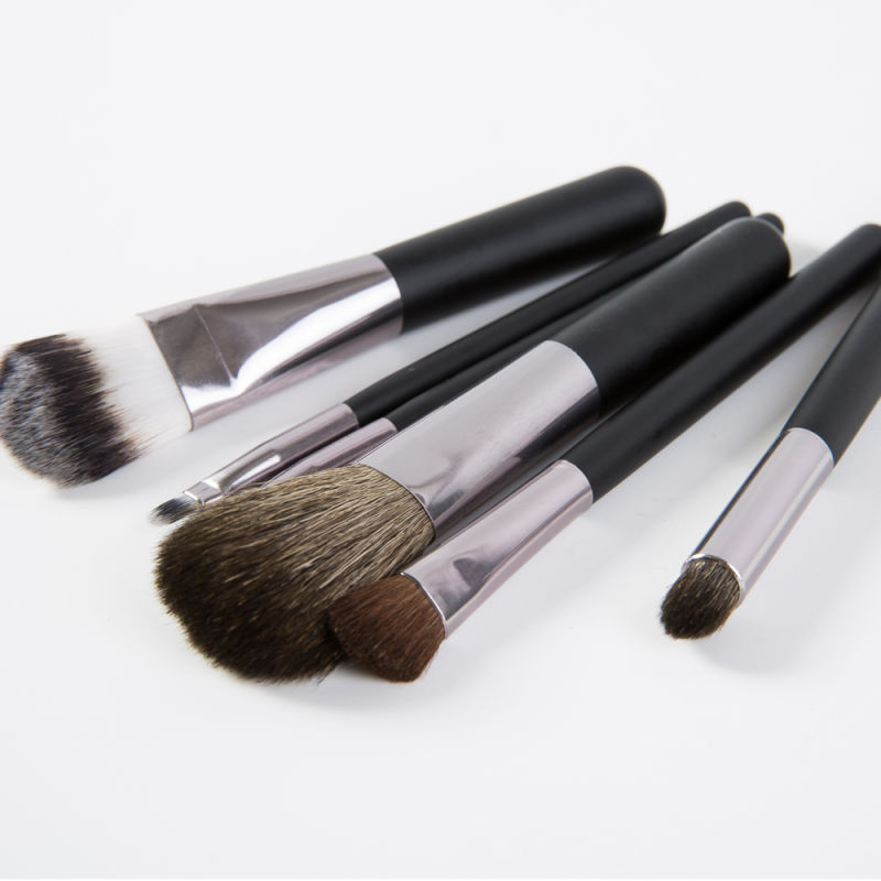 6PCS Animal Hair Cosmetics Makeup Brush with OPP Bag