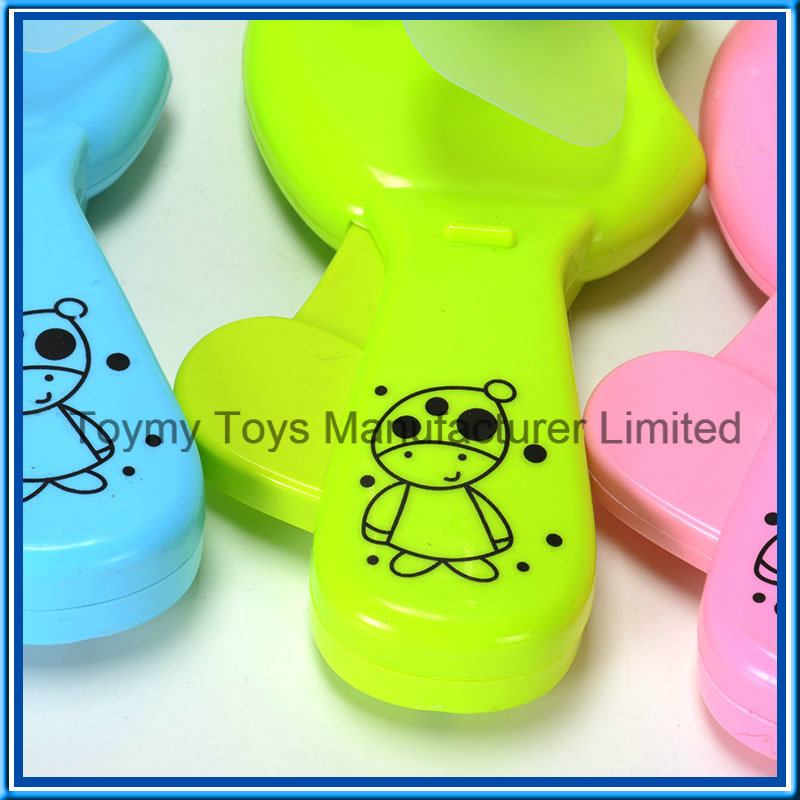 Colorful 6X4X14cm Handheld Fan Toy with 3 Colors