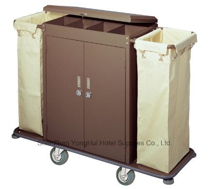 Hotel Room Housekeeping Carts Linen Trolley Service Cart