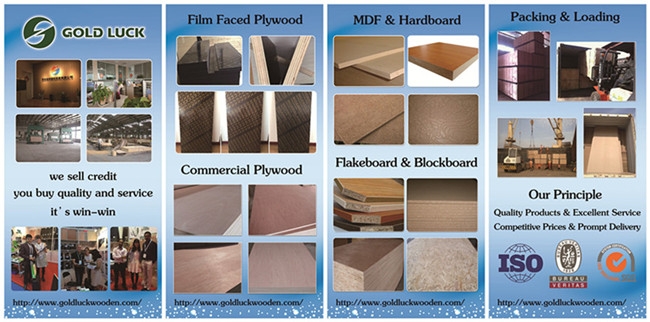 (9mm-21mm) Timber Concrete Formwork Brown Film Faced Plywood