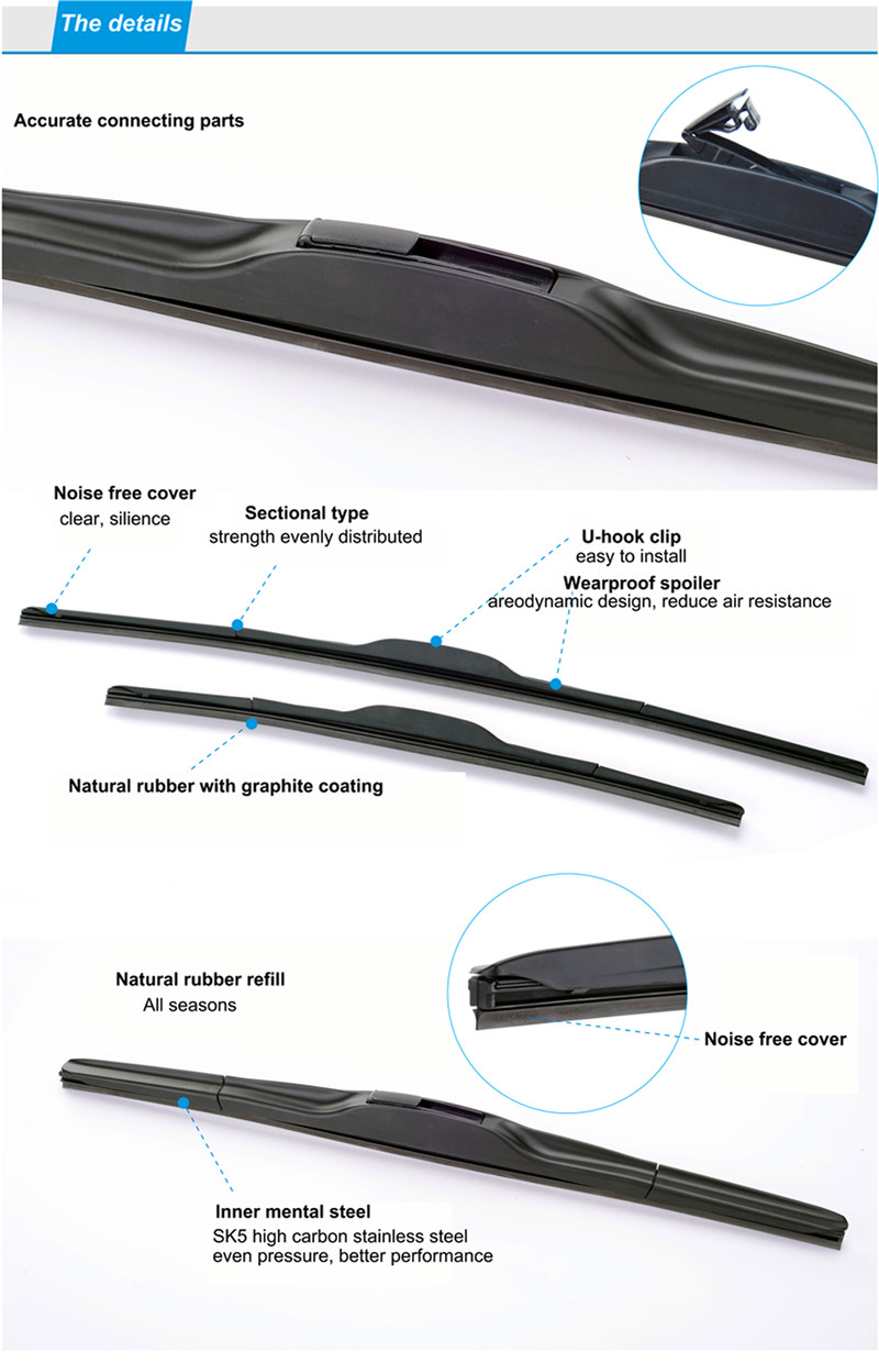 China Wholesale Factory Car Rain Wiper Mitsuba Wiper Blade