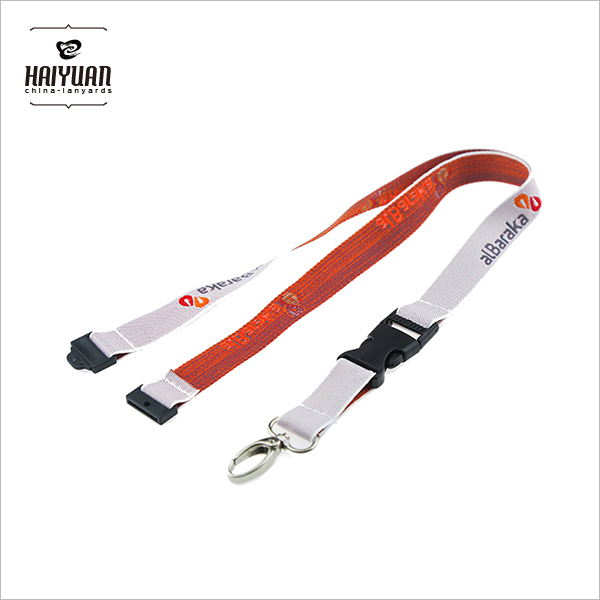 Promotional Custom Thick Jacquard Woven Lanyard for Sales