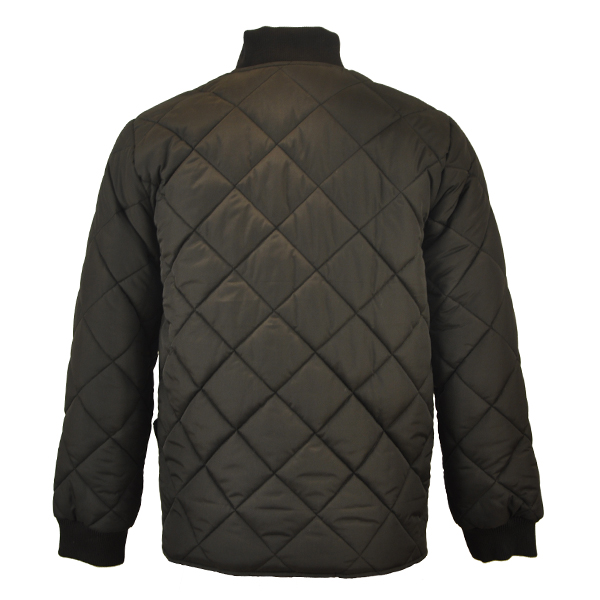 Workwear Polyester Pongee Waterproof Dimond Quilted Waterproof Work Jacket Workwear Winter Jackets