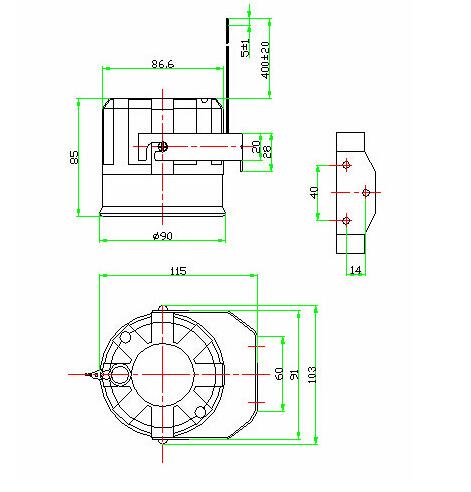 Hot Sell 8ohm Police Siren for Car (FBELE)