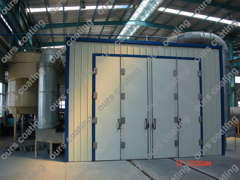 Stainless Steel/ PP Material Powder Coating Spray Booth