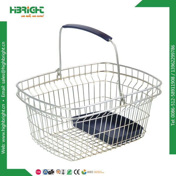 Metal Oval Round Wire Basket for Cosmetic Store