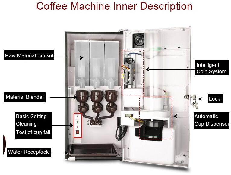 Hot & Cold Automatic Coffee Machine for Family Commercial Sc-8703bc3h3