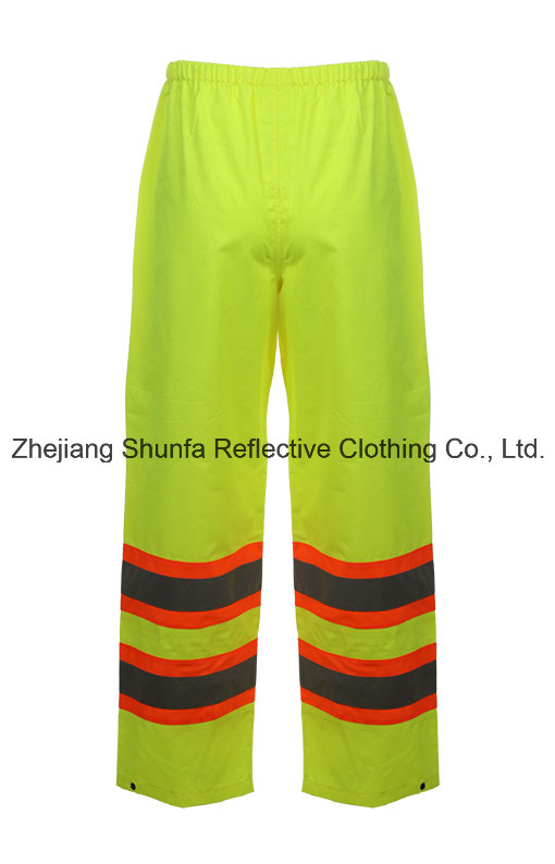 Hi-Vis Safety Product Work Reflective Waterproof Rain Pants