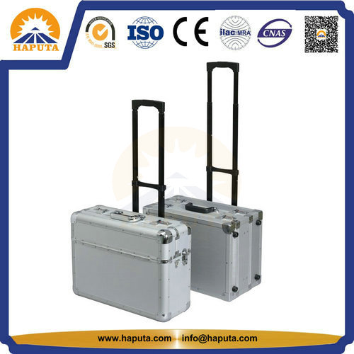 Elegant Pilot Boarding Aluminum Luggage /Trolley Case (HP-3201)